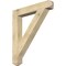 Ekena Millwork Traditional Craftsman Rough Sawn Bracket, Douglas Fir, 6"W x 42"D x 48"H BKT06X42X48TRA04RDF - alternate 1